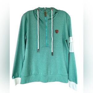 Wanakome Exclusive half zip hoodie sweatshirt, small